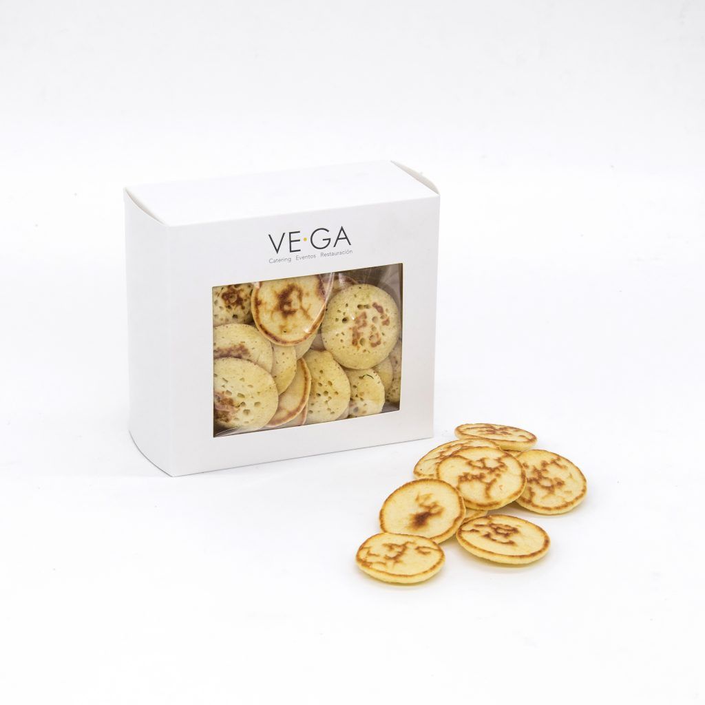 Mini blinis de mantequilla