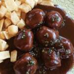 Albóndigas de Carrillera con Parmentier - 1