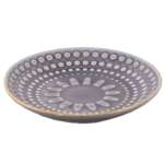 Plato pan colores filo dorado - 5