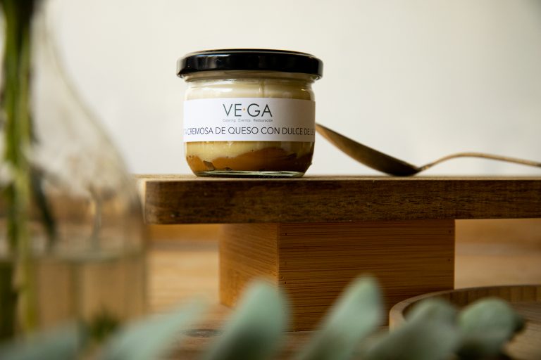 Tarrito de Tarta cremosa de queso con dulce de leche