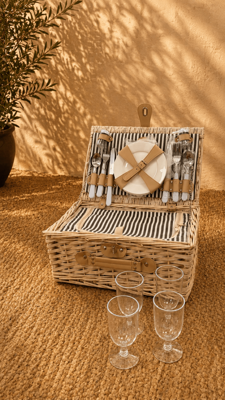 CESTA PICNIC PARA 4 PERSONAS REFRIGERADA