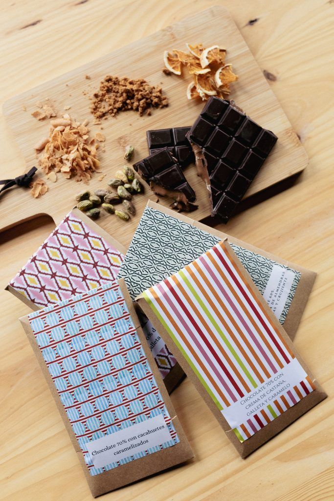 Packs de 4 tabletas de chocolate varios sabores