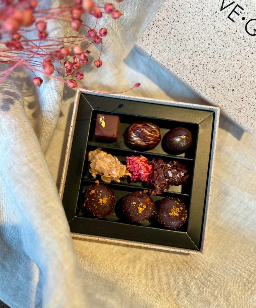 Caja de bombones 9 uds sin gluten