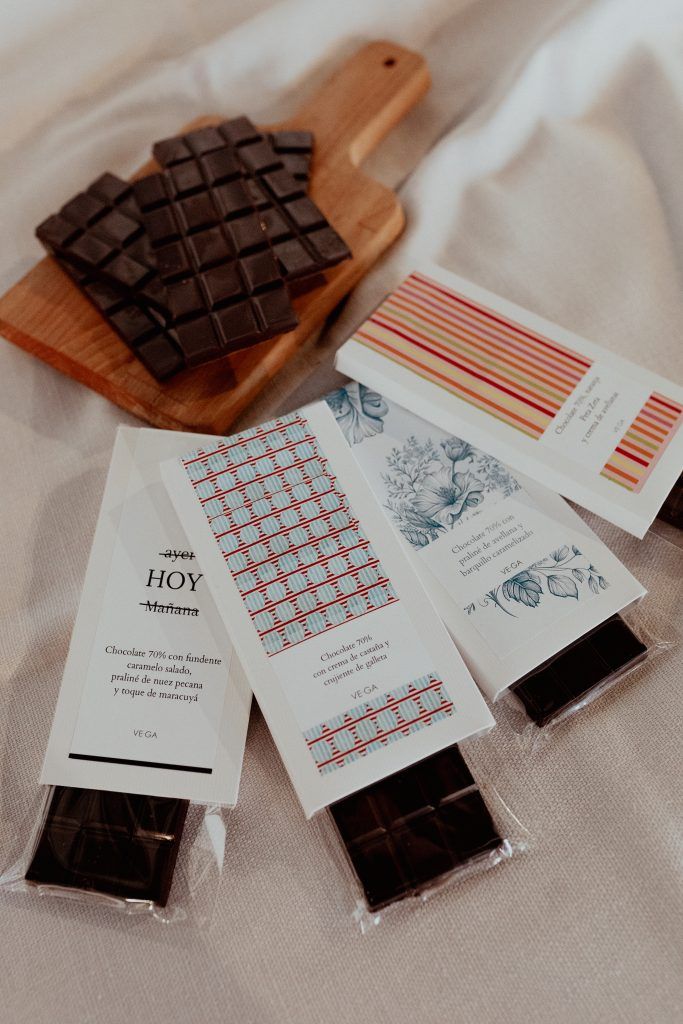 Tableta de chocolate 70% naranja, peta zeta