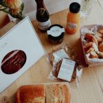 Bolsa caja regalo desayuno especial dulce y salado 1 persona - 1