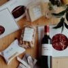 Bolsa caja regalo aperitivo B con servilletitas hilo