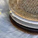 Bajoplato de ratán - 1